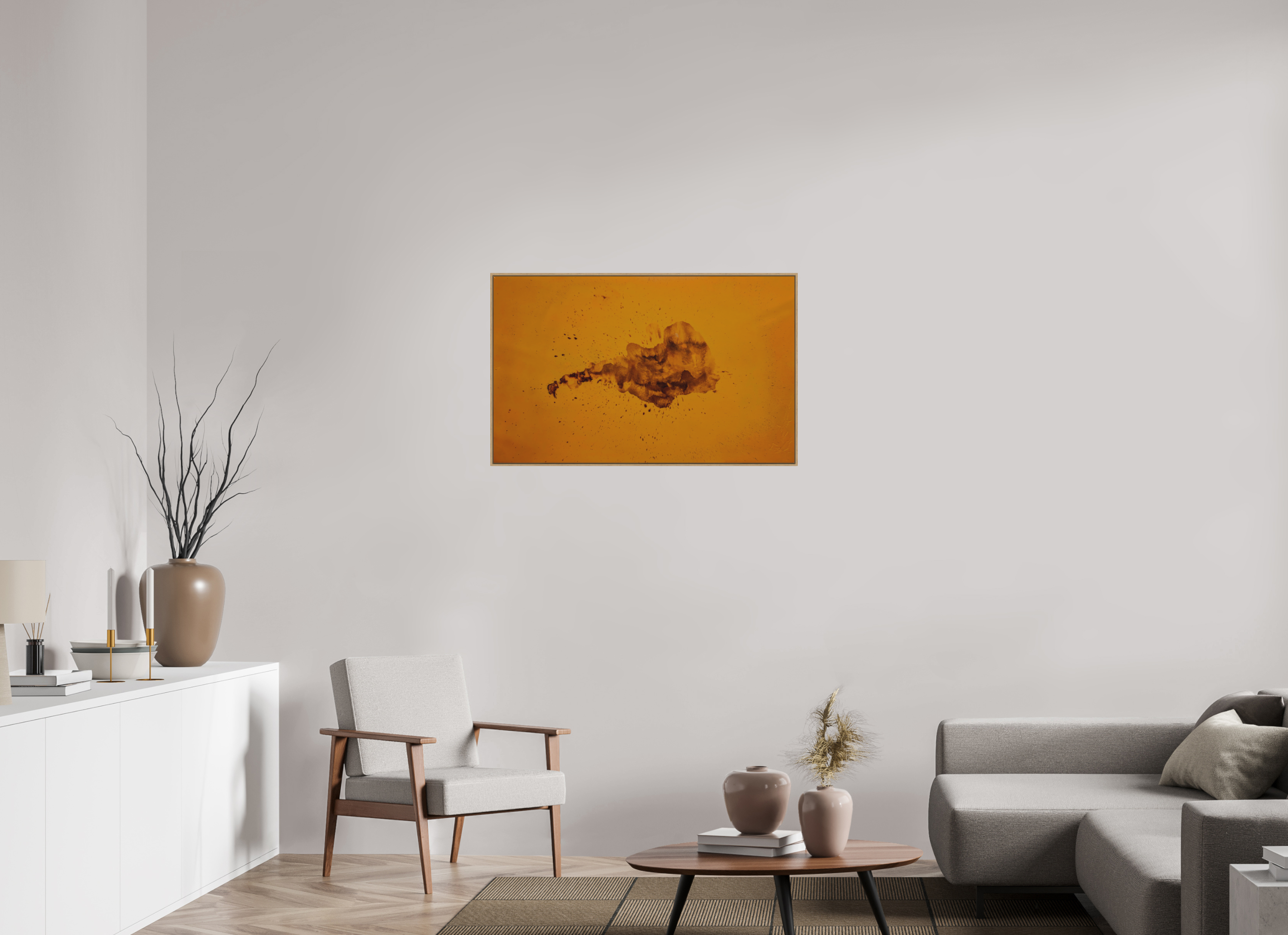 96.9 x 60 cm, Foto im Schattenfugen-Rahmen-acryl matt iri