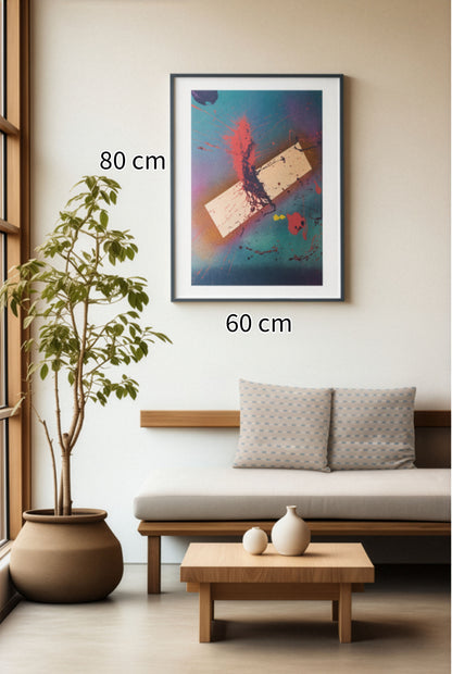 Color Footprint -  Kunstdruck (Fine Art Print)