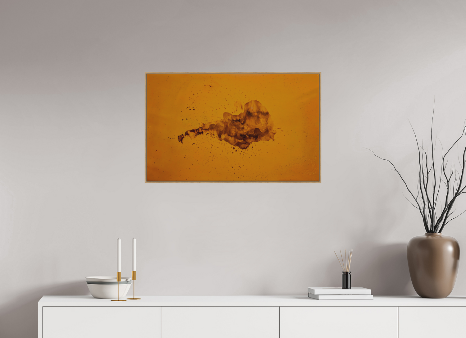 80.7 x 50 cm, Foto im Schattenfugen-Rahmen-acryl matt iri