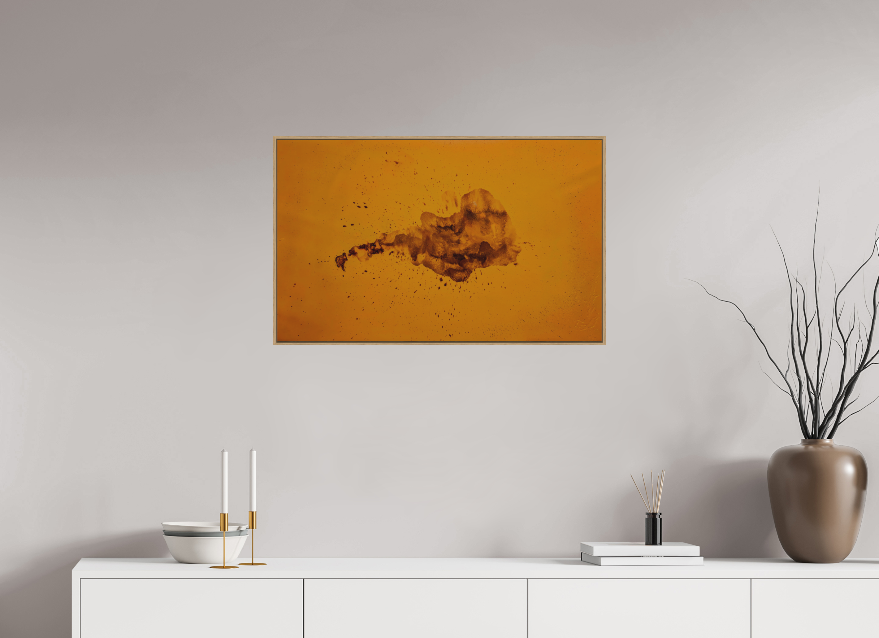 80.7 x 50 cm, Foto im Schattenfugen-Rahmen-acryl matt iri