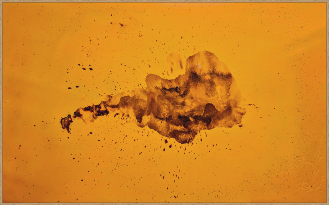 Main image Golden Resonance - Minimal Abstract Fine Art Print